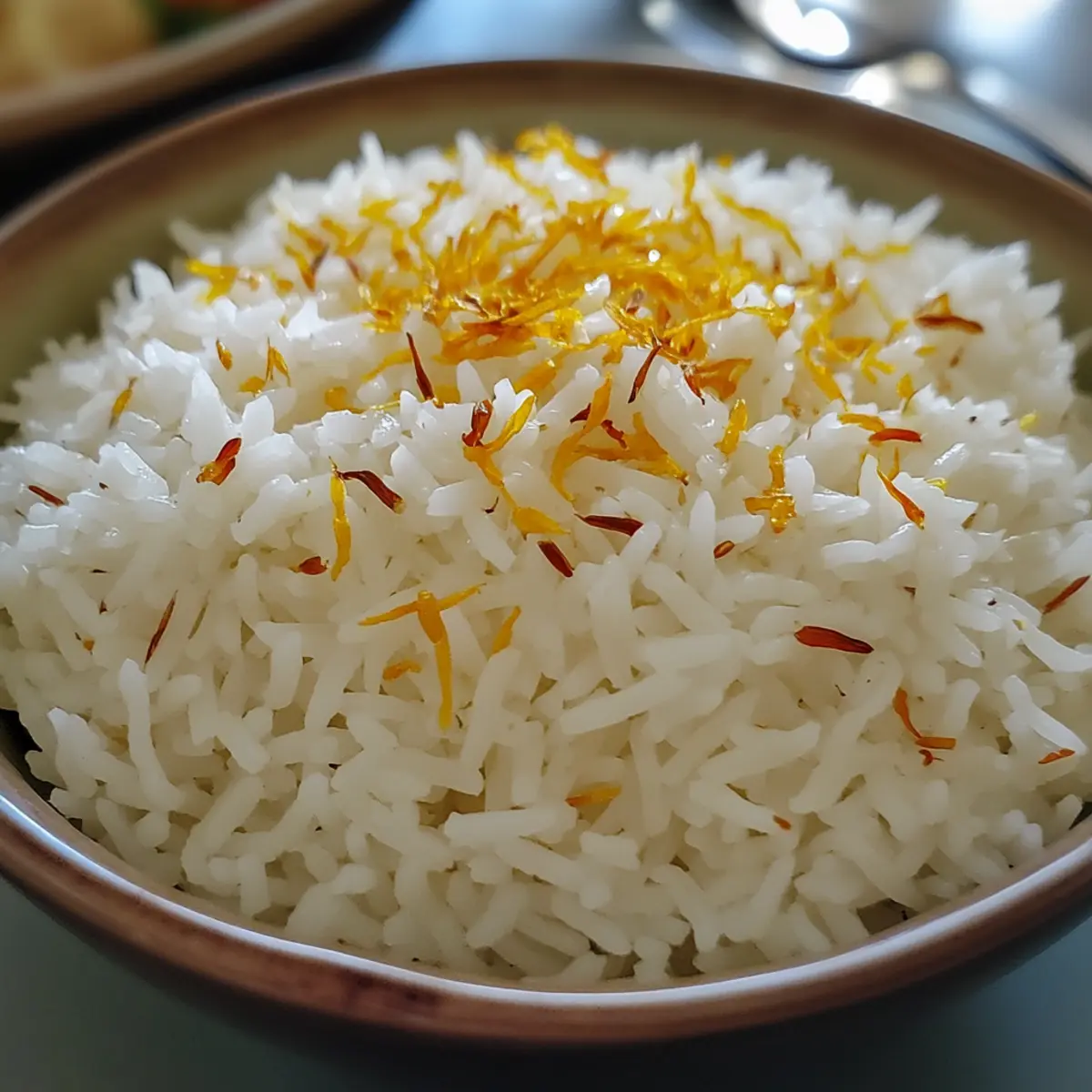 Easy White Rice with Saffron: Fluffy, Fragrant, and Irresistible
